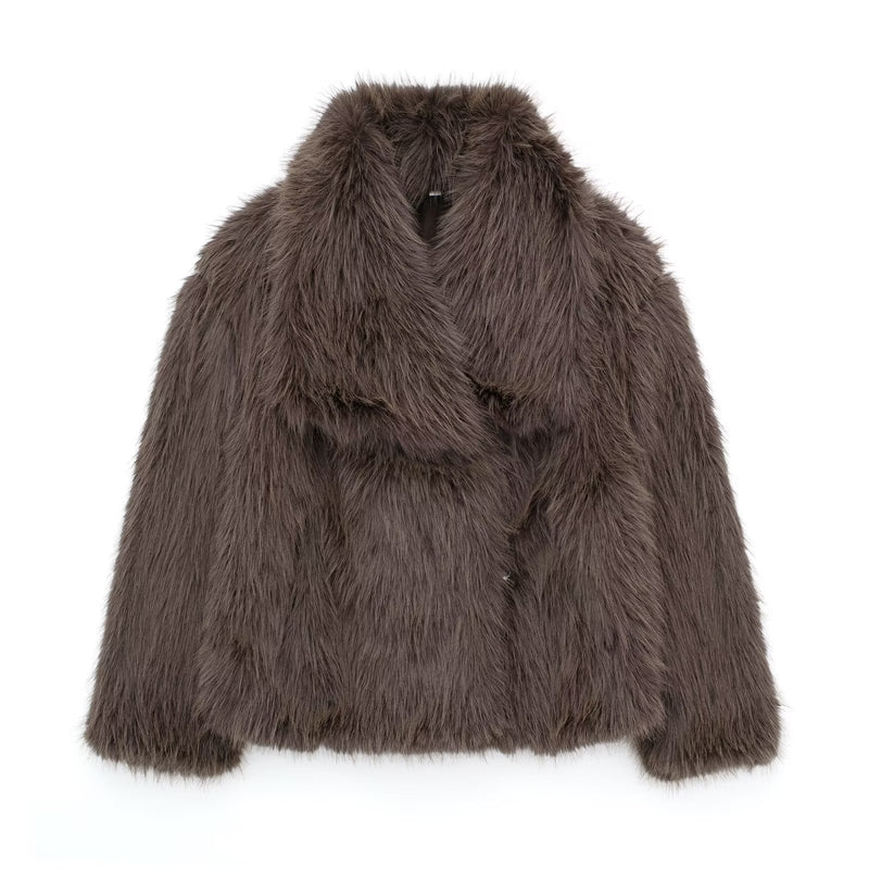 Liv fluffy coat