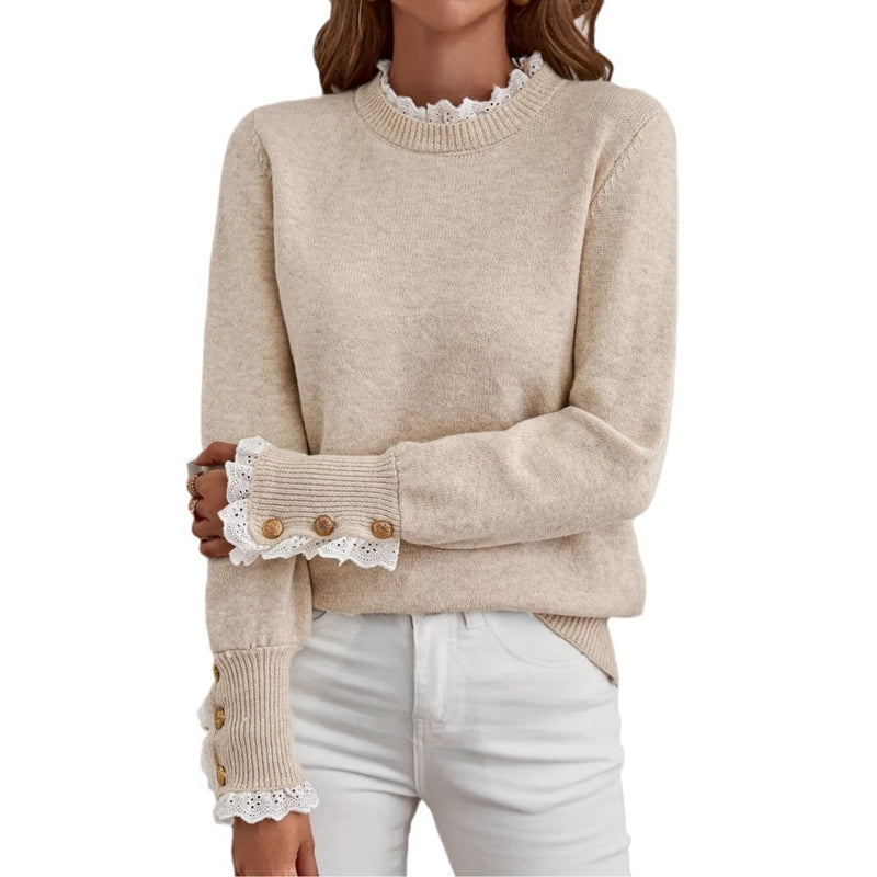 Carlyn chic lace sweater