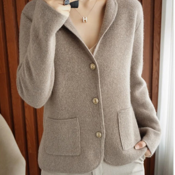 Maxime cashmere knitted blazer