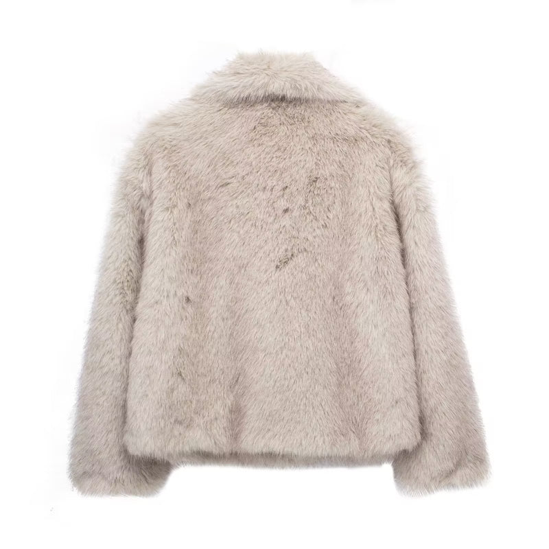 Liv fluffy coat