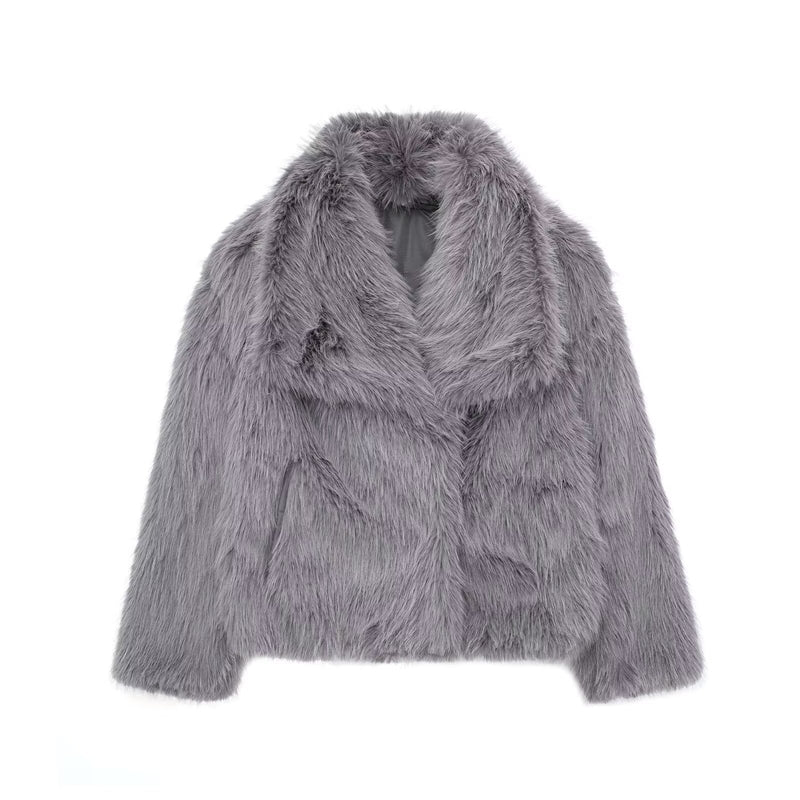 Liv fluffy coat